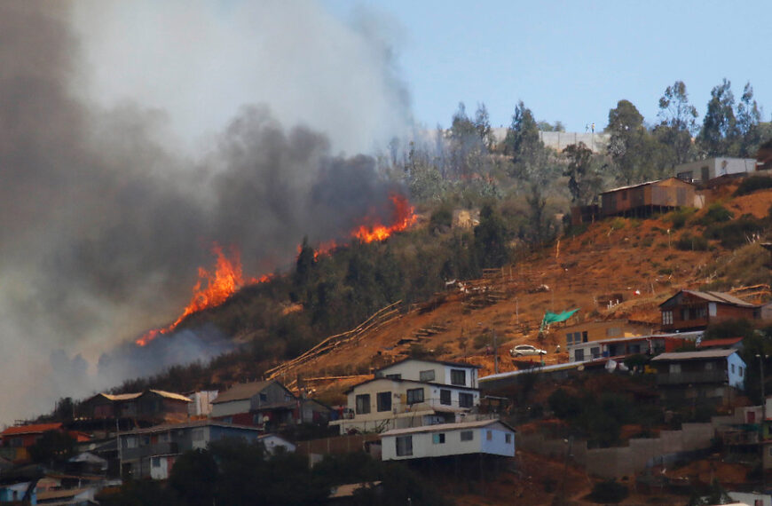 Más de 116 mil habitantes del Gran Valparaíso viven en sectores con alto riesgo de incendio forestal