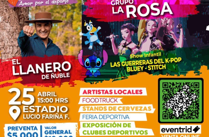 Sport Fest 2026: Disfruta Deporte y Música en Quillota